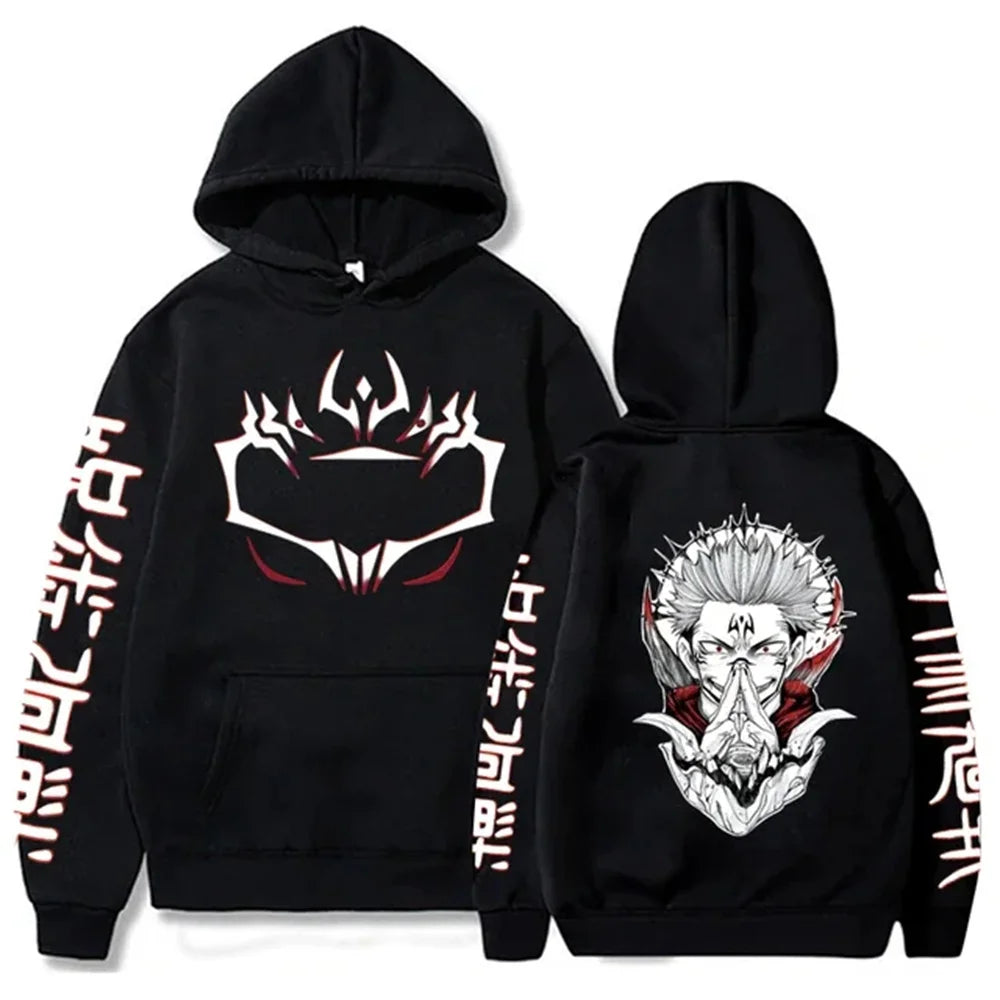 hoodies for man 3D Anime Satoru Gojo Printing Hooded Men Women Hoodies Prevalent Harajuku Manga Unisex Sweatshirt Men's clothing