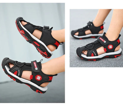 Children Breathable Sport Summer Sandals for Boys Casual Beach Shoe Comfortable Soft Sole Kids Fashion Non-slip Sandalias