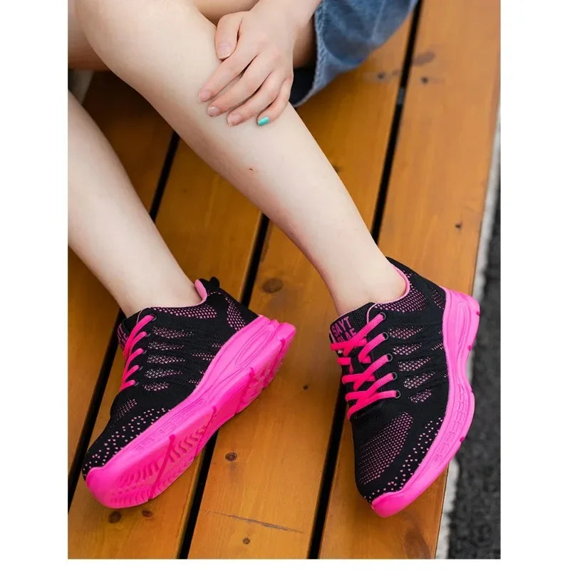 New Pink Work Shoes Women Work Sneakers Steel Toe Shoes Anti-smash Anti-puncture Safety Shoes Man Women Protective Shoes