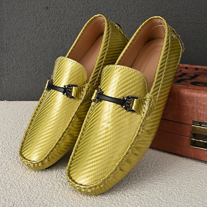 Shoes Business Brand Leather Shoes Fashion Casual Shoes for Men Breathable Loafers Comfortable Men's  Wedding Party Shoe