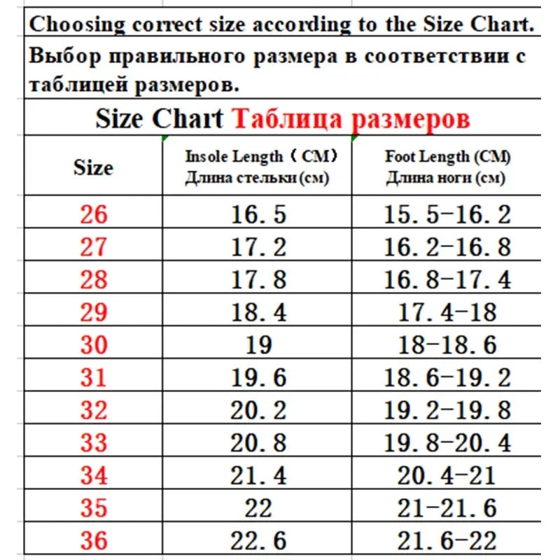 Spring Fall Kids Shoes Boys Girls Child Sneakers High Quality Casual Sports Tennis Flats Winter Outdoor Running