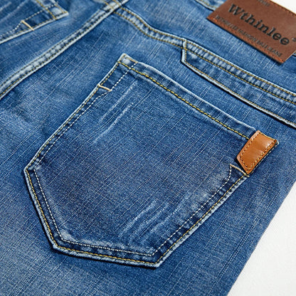4 Model Classic Style Men's Slim Denim shorts Summer New Business Fashion Thin Stretch Short Casual Pants Male