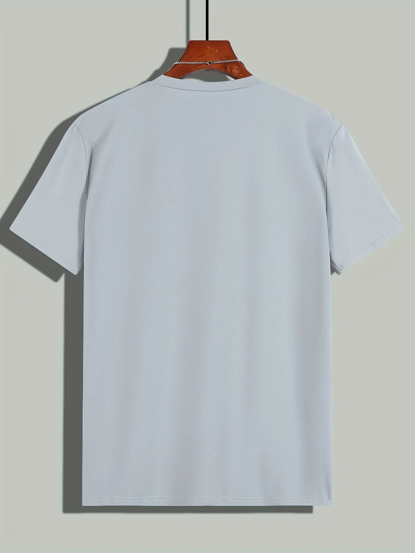 Men's 100% cotton casual sports loose fit Funny Dog First print round neck short sleeved T-shirt top