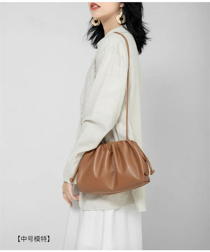Soft Pu Leather Women Shoulder Bag High Quality Small Cloud Crossbody Bags for Women Fashion Female New Handbags Messenger Bags