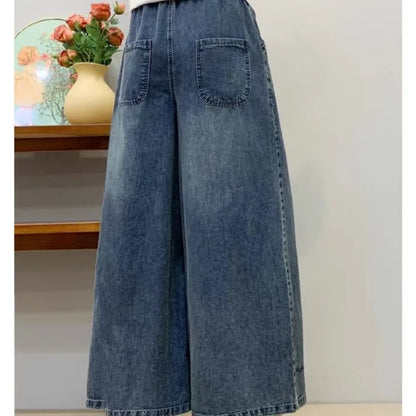 Retro Embroidered Denim Ethnic Jeans