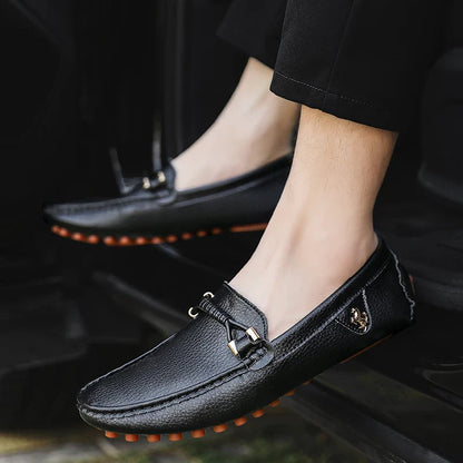 Men Loafers Shoes Formal Dress Shoes Business Casual Shoes for Men Wedding Party Office Shoes Soft PU Leather Loafers Men