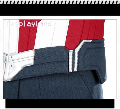 New Superhero Cosplay Costume Captain Steve Rogers Suit Adult Men Halloween Comic Con Outfit Custom Made Superhero Jumpsuit