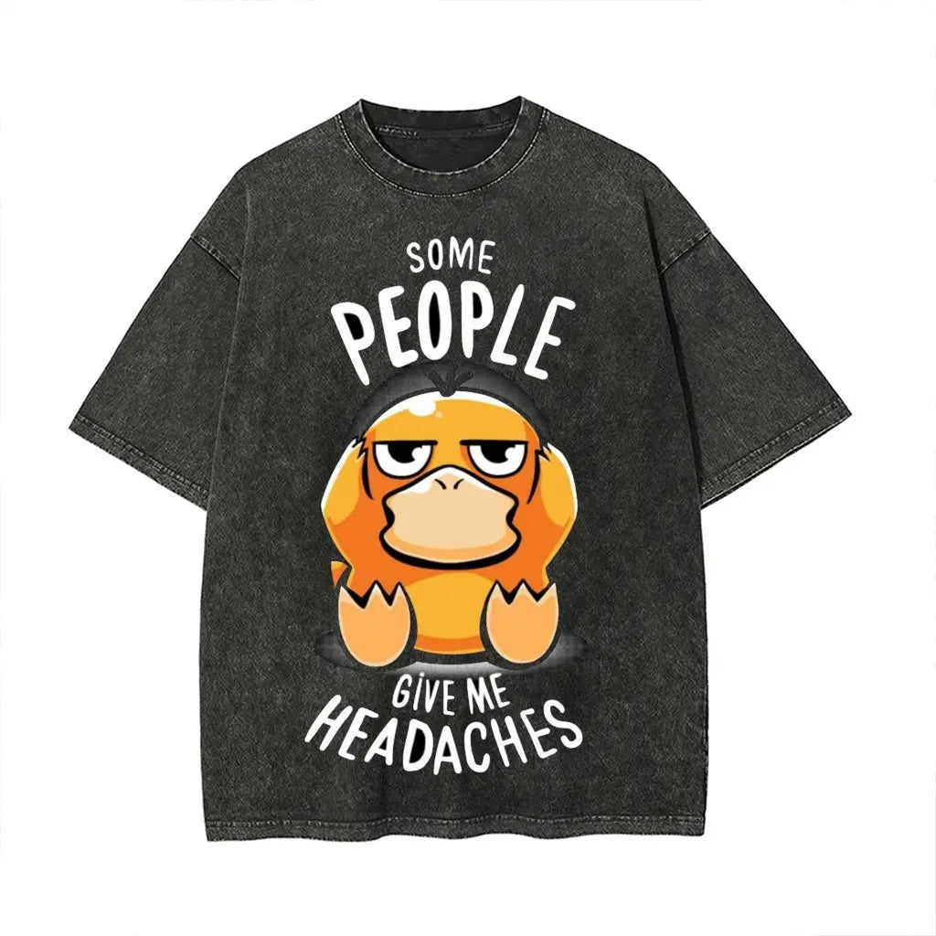 Psyduck Graphic T Shirt Man Women Anime Short Sleeve Tee Summer 2026 Streetwear Casual Tops Y2k