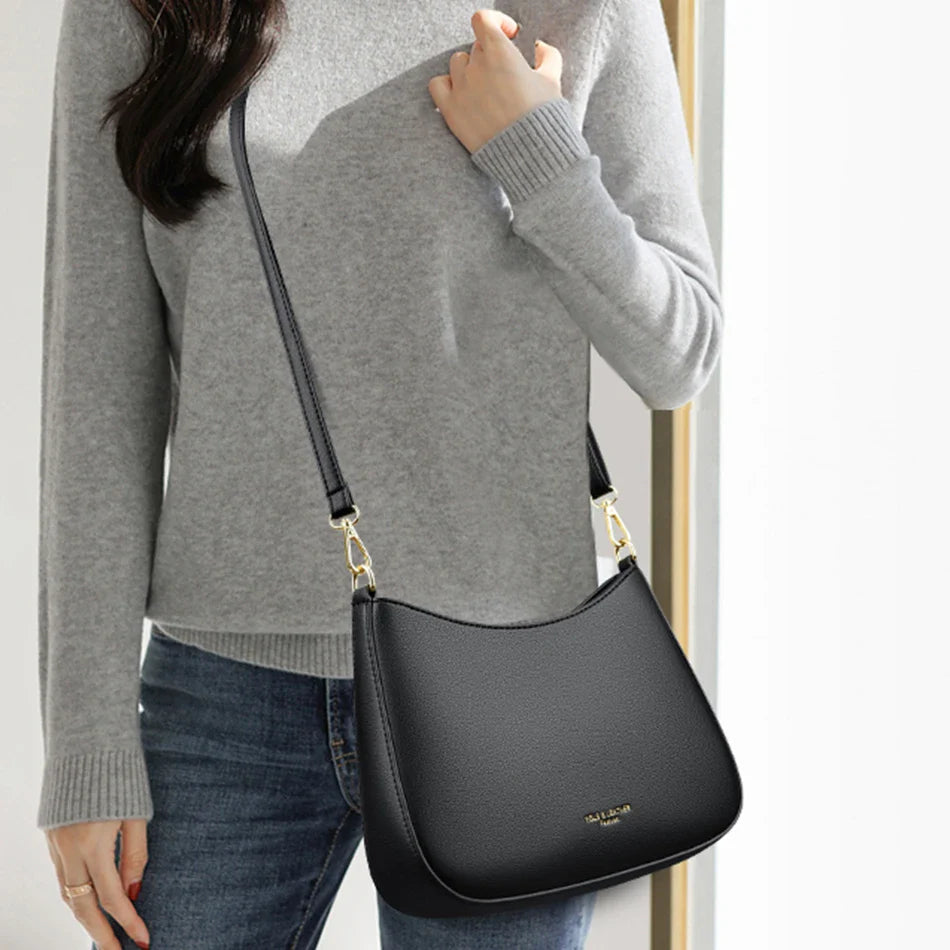 High Quality Underarm Shoulder Bags for Women 2024 Solid Color New Texture Leather Crossbody Bag Luxury Designer Handbags Sac
