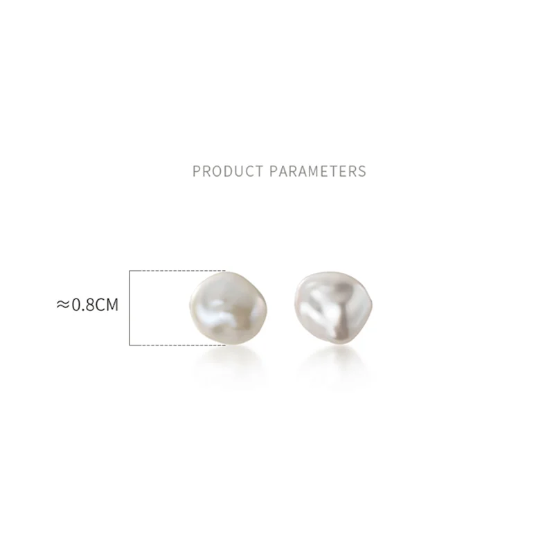 925 Sterling Silver Gentle Simple Nnatural Pearl for Women Luxury Piercing Earrings Wedding Fashion Charm Jewellery Gift