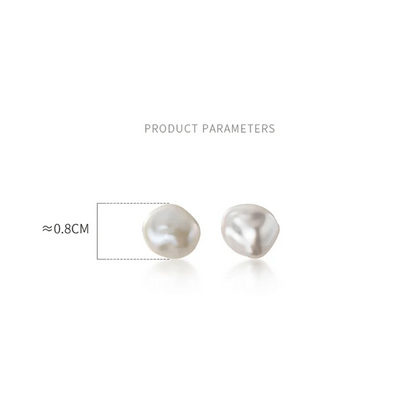 925 Sterling Silver Gentle Simple Nnatural Pearl for Women Luxury Piercing Earrings Wedding Fashion Charm Jewellery Gift
