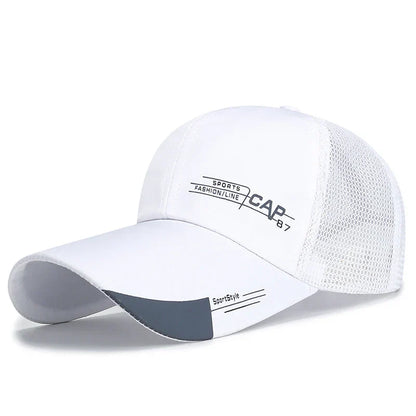 Summer Mesh Baseball Cap for Men Adjustable Visor Hat Quick Dry Breathable Sun Hats For Women Men snapback Outdoor Sports caps
