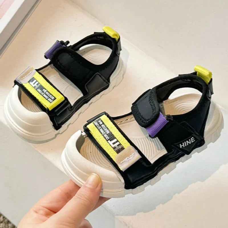 Kids Fashion Sport Sandals Girls Boys New Summer Casual Outdoor Non Slip Sole Sandals Lightweight Comfortable Design Beach Shoes