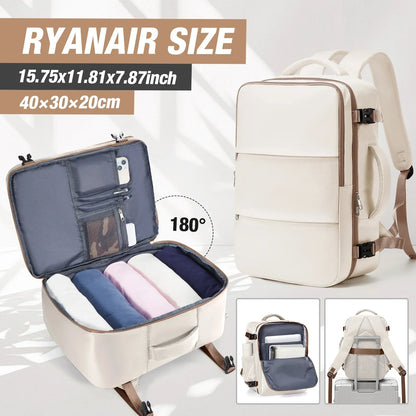 Luggage Cabin Bag, 40x30x20 Bag Men Women 15.6inch Laptop Bag Business  Travel Backpack，College School Backapck
