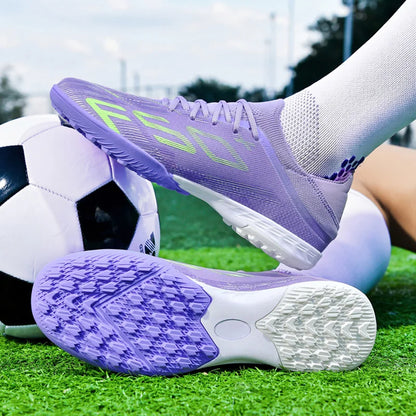 Ultralight Outdoor Sport Men's Soccer Shoes Training Football Sneakers for Youth Turf Soccer Cleats Cleats Non-Slip