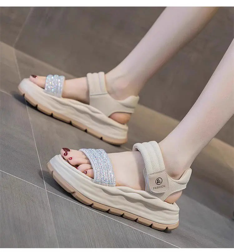 Girls Summer Fashion Sandals 2026 Kids New Arrival Soft Anti-Skid Beach Sandals Lightweight Comfortable Design Outdoor Shoes
