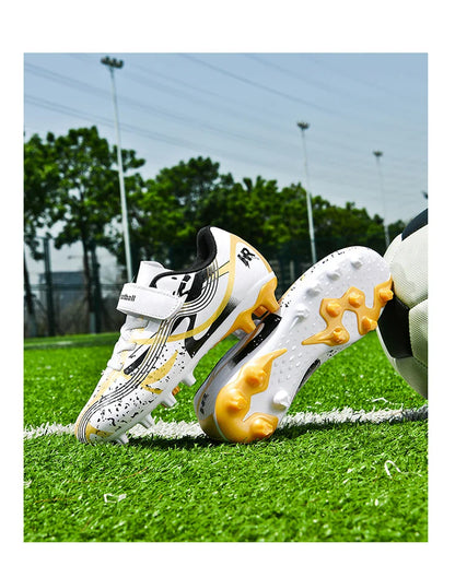 Soccer Shoes with Rubber Soles for Kids, Multicolor FG & TF Training Styles