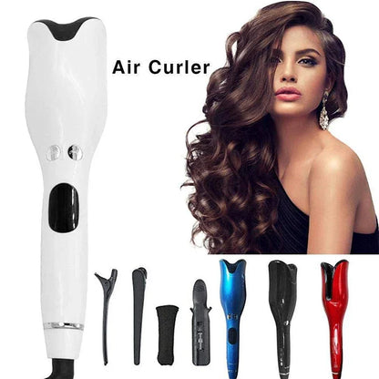 Rose-shaped Multi-Function LCD Curling Iron Professional Hair Curler Styling Tools Curlers auto rotating ceramic hair curler