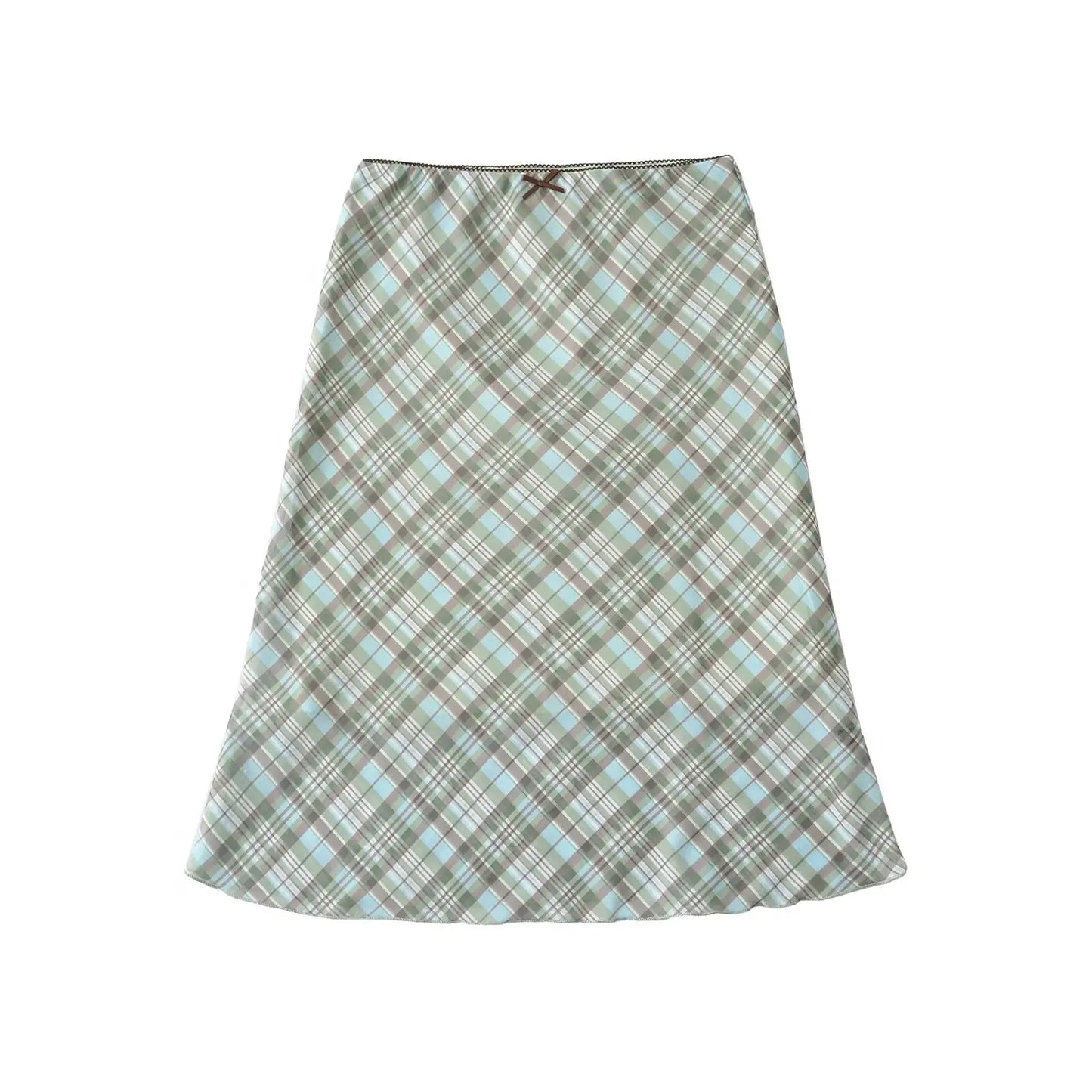 Sexy Slimming High Waist f-length Skirt Sweet Spicy Girl Faionable Versatile Outerwear A-line  Skirt for Women