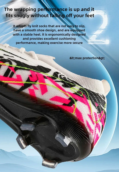 Hot Selling Soccer Shoes Society Professional Grass Training Original Football Field Boots Cleats Indoor Non Slip Futsal Sneaker
