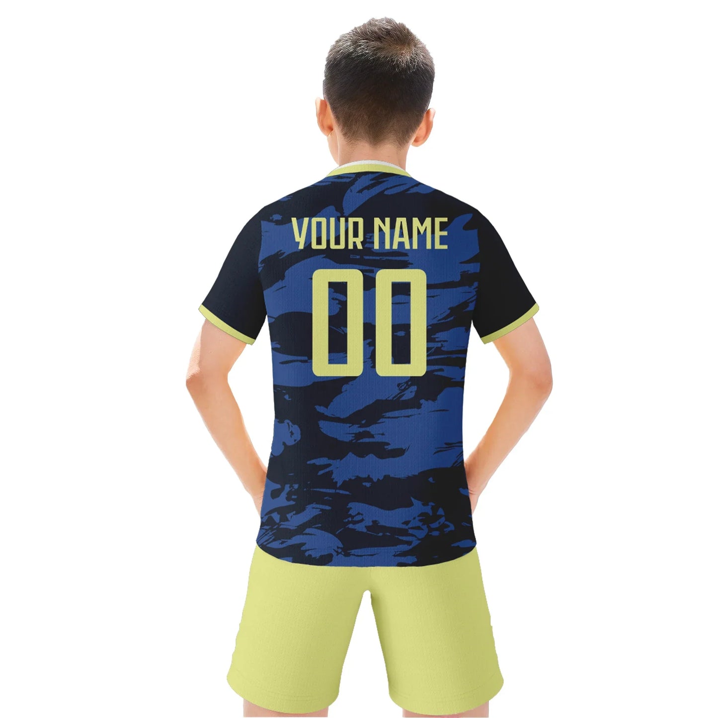 Custom Scotland Soccer Jersey Kids Football Kit Personalized Name Number Youth Team Uniform Quick-Drying Sportswear 3-14Y