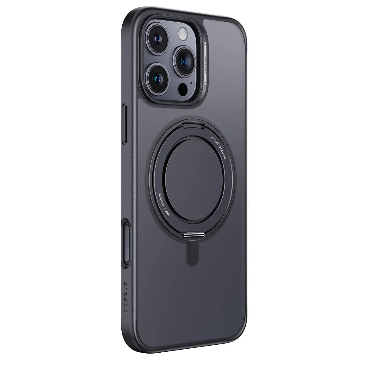 Stand Phone Case For iPhone 16 Pro Max MagSafe Magnetic Case With 360° Rotating Ring Bracket Anti-Drop Protection Cover