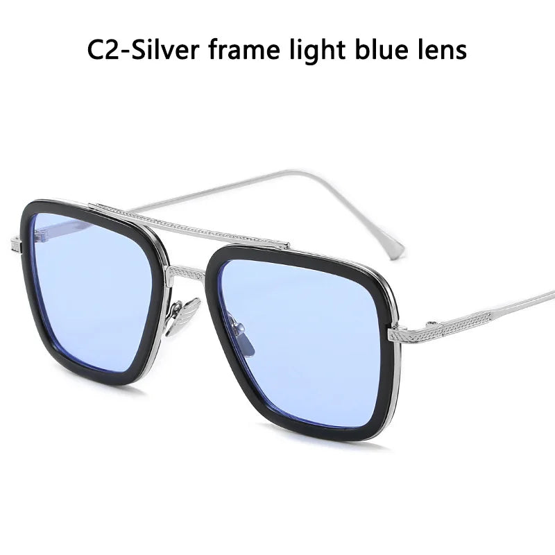 Glasses Men Women Sunglasses Iron man Eyewear Steampunk Sun Glasses