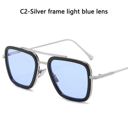 Glasses Men Women Sunglasses Iron man Eyewear Steampunk Sun Glasses