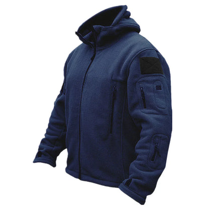 Men US Military Winter Thermal Fleece Tactical Jacket Outdoors Sports Hooded Coat Militar Softshell Hiking Outdoor Army Jackets