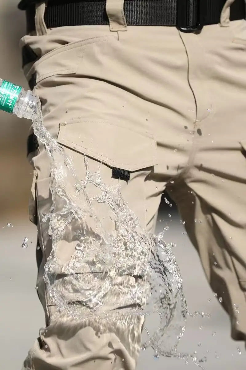 Men's Cargo Military Tactical Casual Trousers Spring Autumn Pants Hiking Camping Climbing Army Combat Running Multi-Pockets