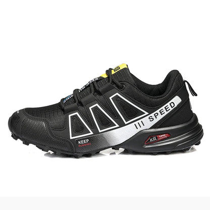 2025 New Men Hiking Shoes Outdoor Waterproof Sports Shoes Comfortable Leather Hiking Training Boots Large Size Tactical Shoe Men