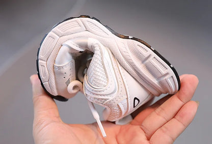Children's Sports Casual Shoes for Boys and Girls Breathable Mesh Running Shoes Kids Basketball Shoes Lightweight Comfortable