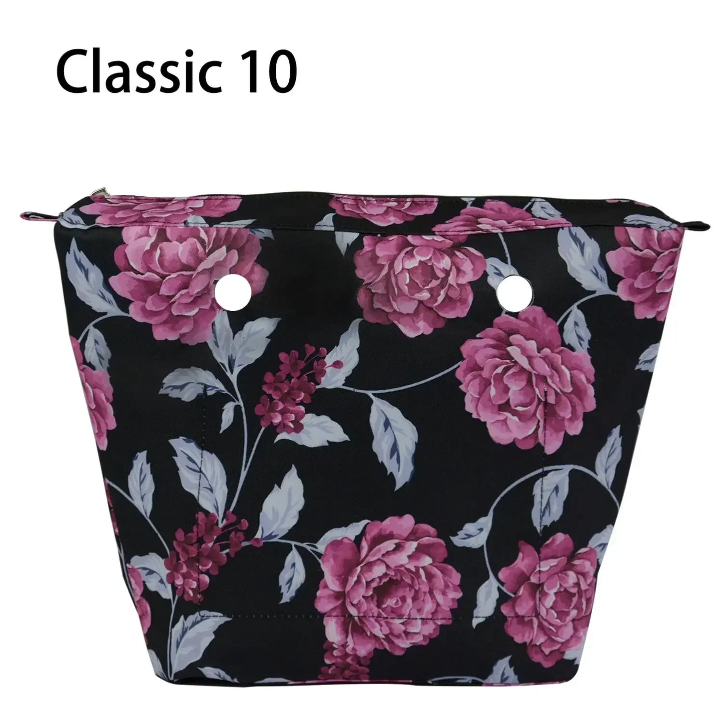 Composite Twill Cloth Waterproof Inner Lining Insert Zipper Pocket for Classic Mini Obag Senior Inner Pocket for O Bag
