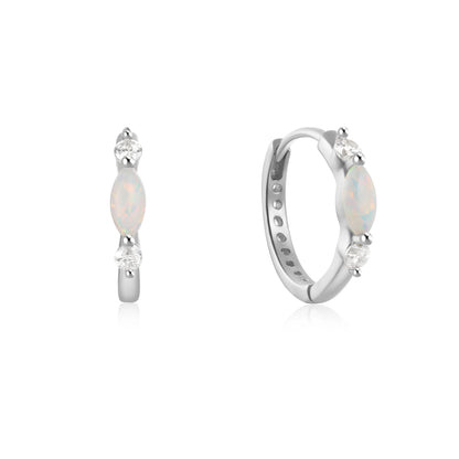 925 Sterling Silver Glossy Hoop Earrings Gold Color Tiny Cartilage Piercing Small Huggie Earring Fine Jewelry Accessories