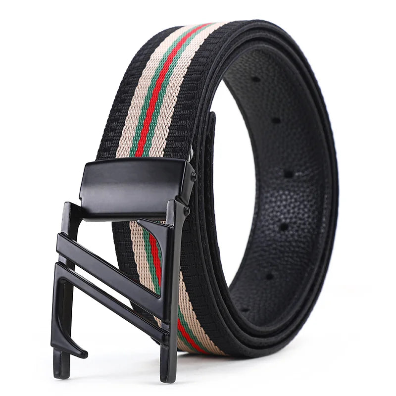 Leather luxury belt for men, stylish and handsome with high quality. Leather belt for women, durable and versatile for jeans.