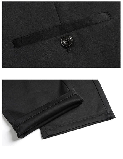 Premium Men's Loose Straight Stretch Trousers – Solid Color Formal Business Pants for All-Day Comfort & Professional Style