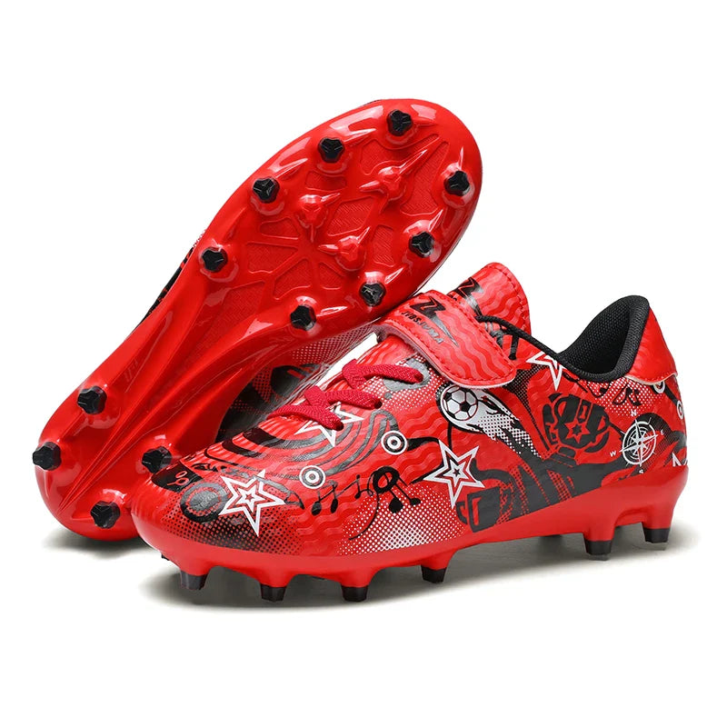 Children's Soccer Shoes Cleats Sneakers FG Sport Non-Slip Kids Football Boots Training Match Boys Youth Professional Shoes New