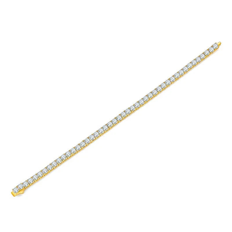 2024 New In GRA Certified 3/4/5/6.5MM White Full Moissanite Tennis Bracelet for Women Men 925 Silver Diamond Link Bracelets