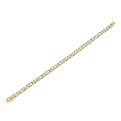 2024 New In GRA Certified 3/4/5/6.5MM White Full Moissanite Tennis Bracelet for Women Men 925 Silver Diamond Link Bracelets