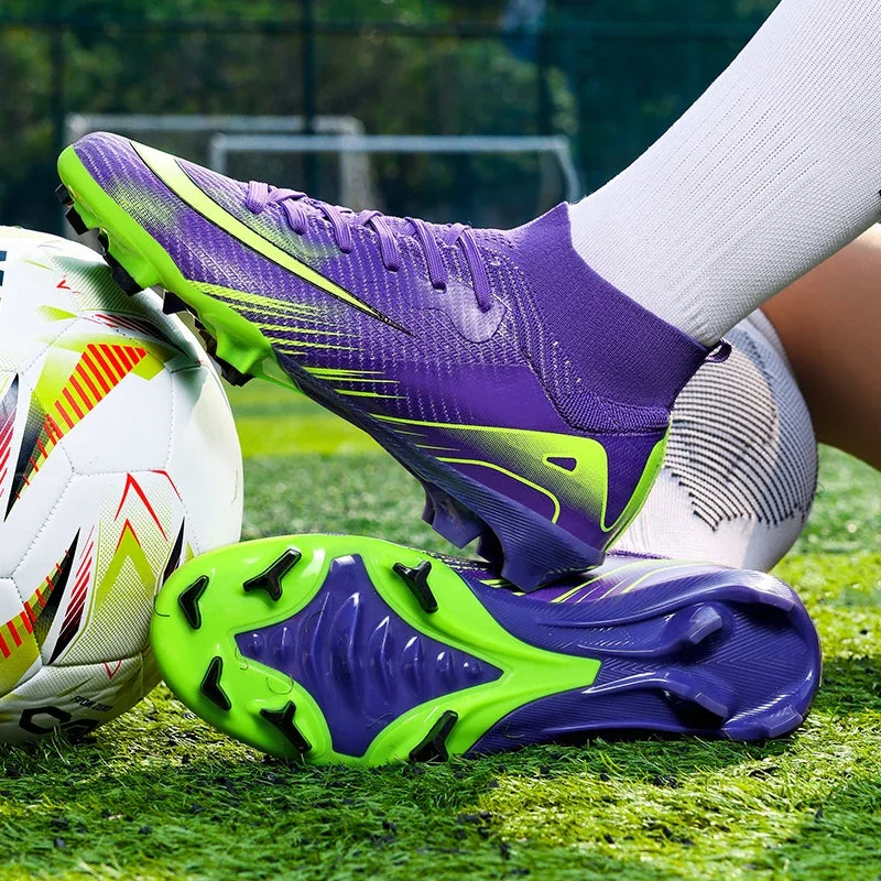 New Men Football Boots Ultralight Training Soccer Shoes Breathable Unisex Professional Wholesale Indoor Futsal Drop Shipping