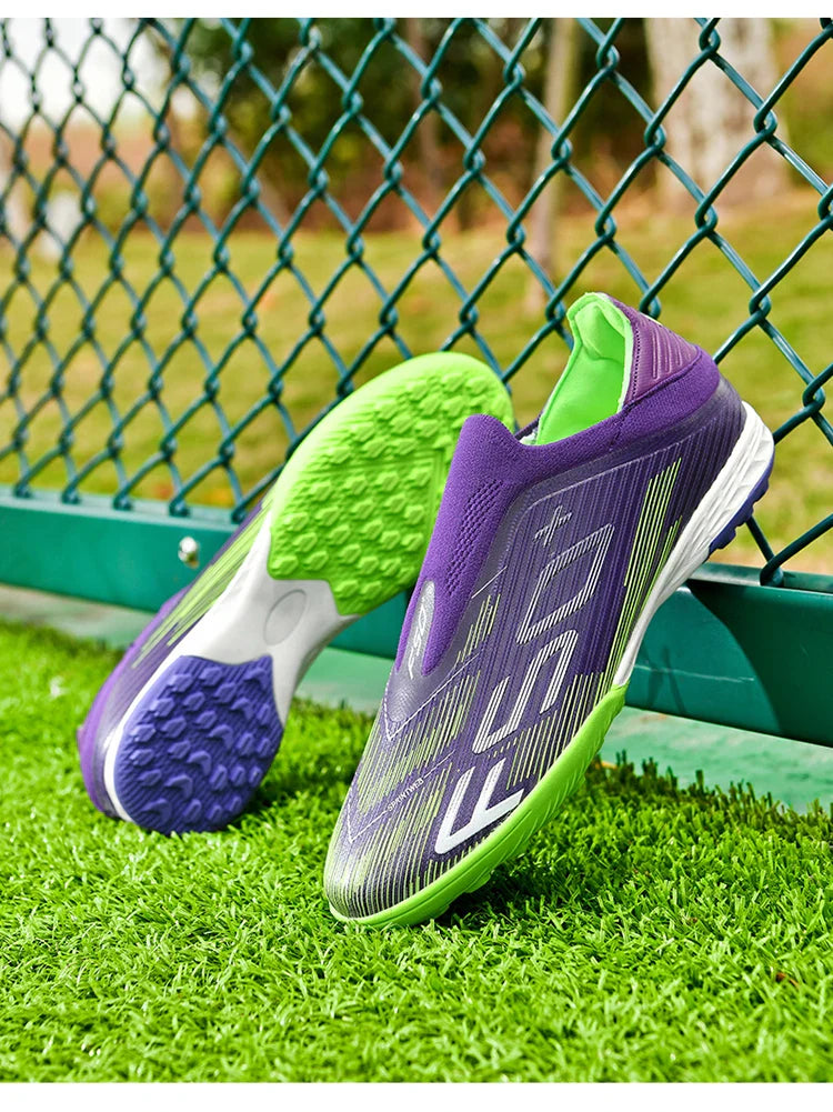 New Men Soccer Shoes Cleats Grass Futsal Comfortable Turf Football Boots Sports Ultralight FG/TF Non Slip Indoor Adult Sneakers