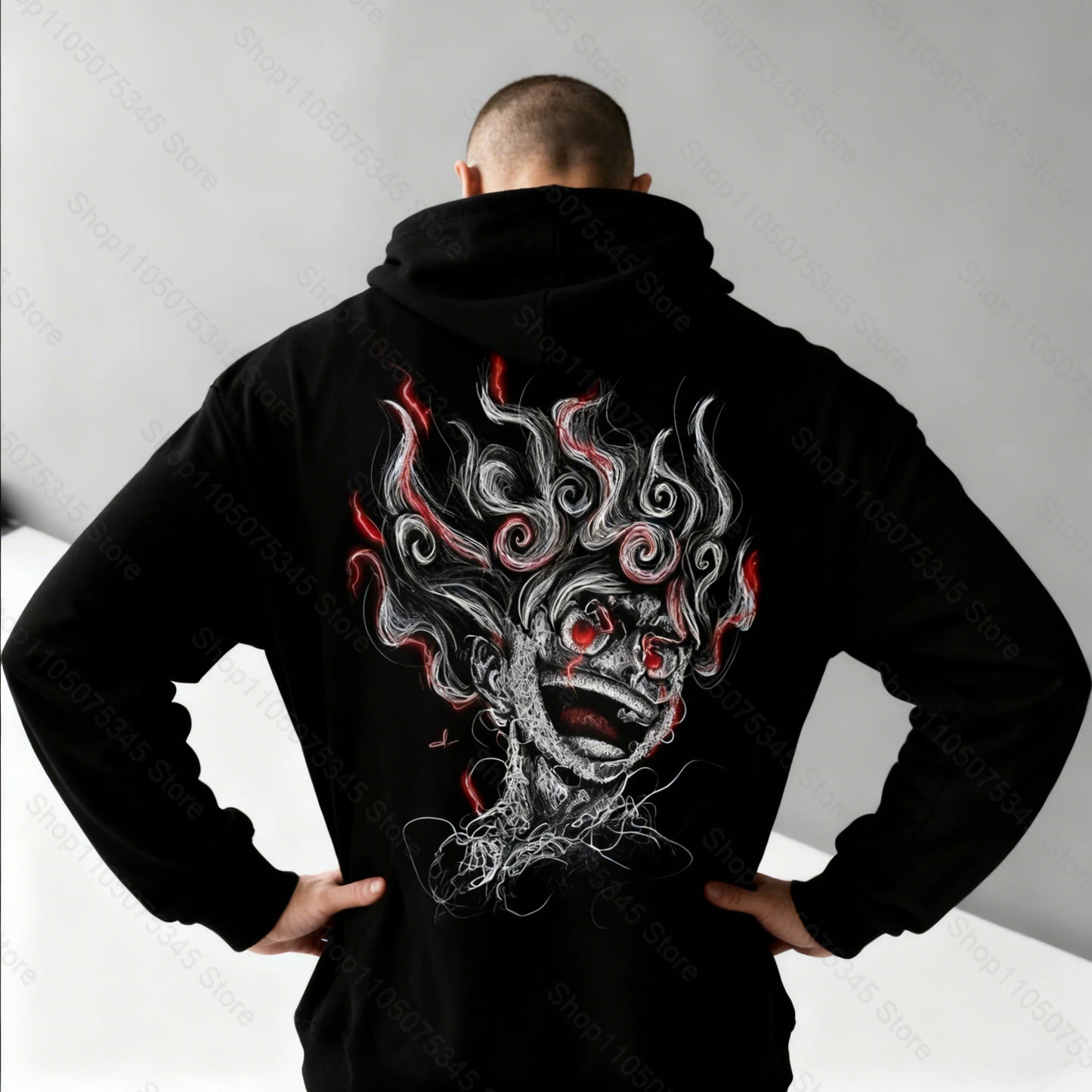 One Piece Japanese Anime Print Hoodie Men Women One Piece Graphic Hoodies Long Sleeve Pullover Sweatshirt Y2K Harajuku Clothing