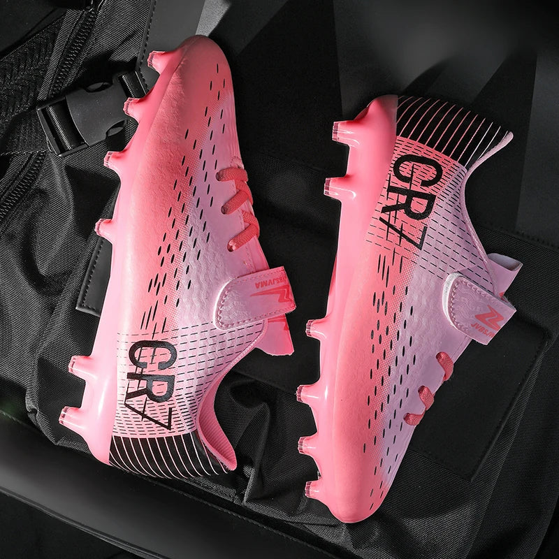 New Men Kids Football Boots Grass Boys Professional Non-Slip Ultralight Cleats Match Soccer Shoes Training Shoes Drop Shipping