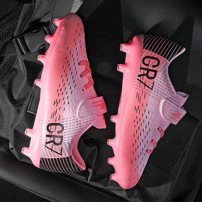 New Men Kids Football Boots Grass Boys Professional Non-Slip Ultralight Cleats Match Soccer Shoes Training Shoes Drop Shipping