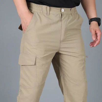 Asian size Mens Summer Tactical Cargo Pants Army Military Style Streetwear Jogger Hiking Trekking Mountain Work Casual Trousers