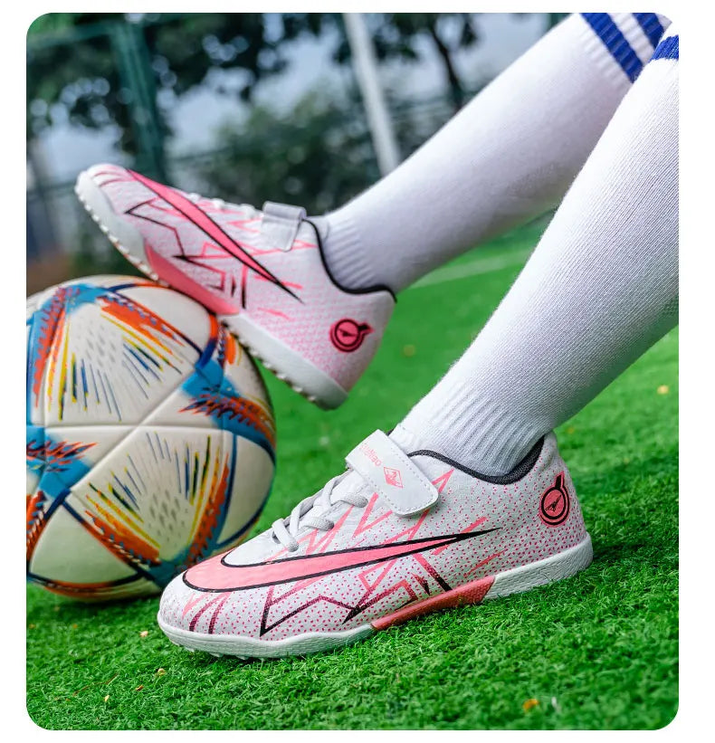 Soccer Cleats Boys Youth Training Football Cleats Athletic Outdoor Girls Soccer Shoes Kids Football Shoes for Little/Big Kid