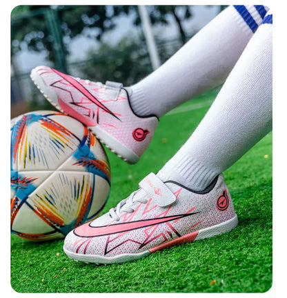 Soccer Cleats Boys Youth Training Football Cleats Athletic Outdoor Girls Soccer Shoes Kids Football Shoes for Little/Big Kid
