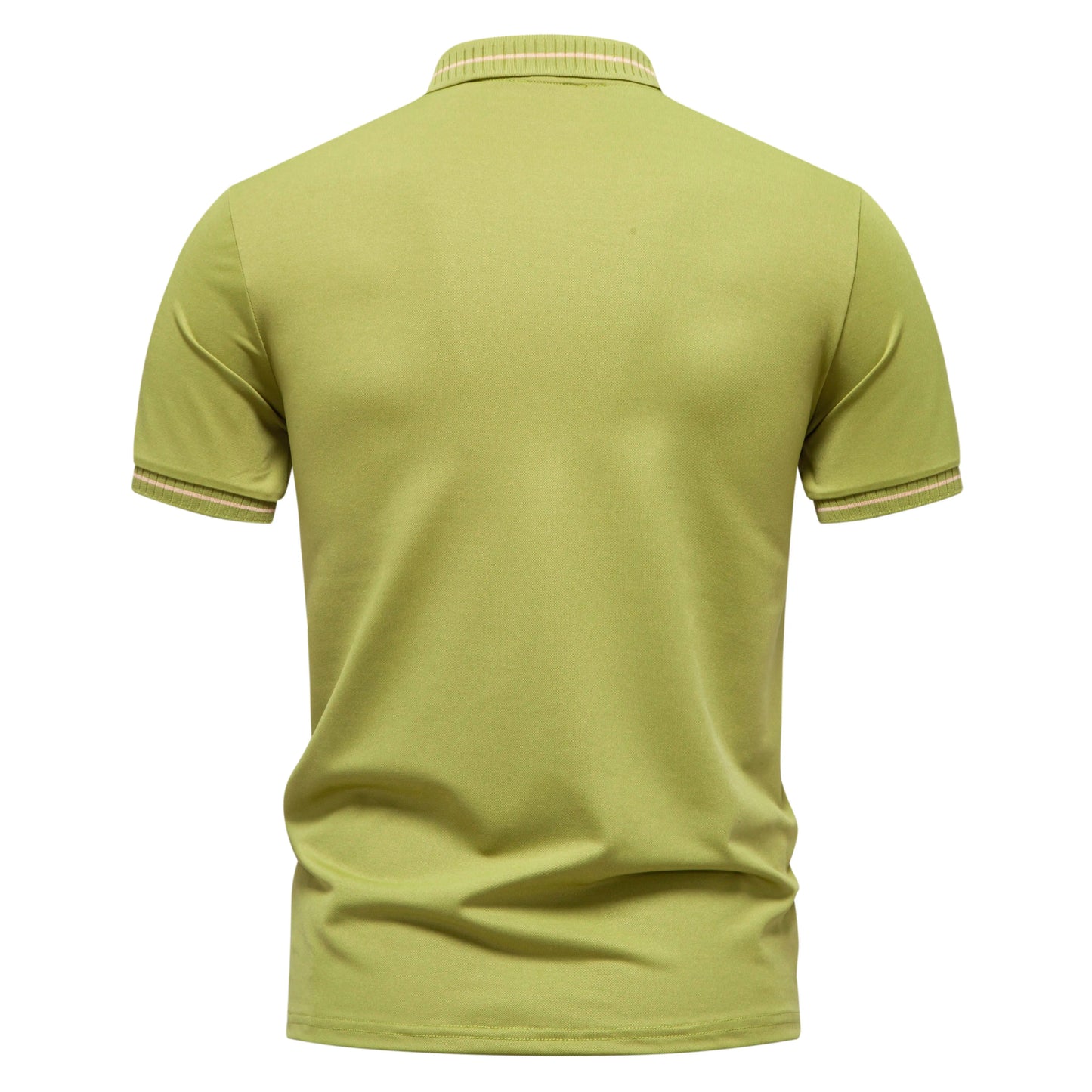 2026 New Men's Polo Collar T-shirt Short Sleeved Casual Sweat Absorbing Breathable T-shirt Men's Top