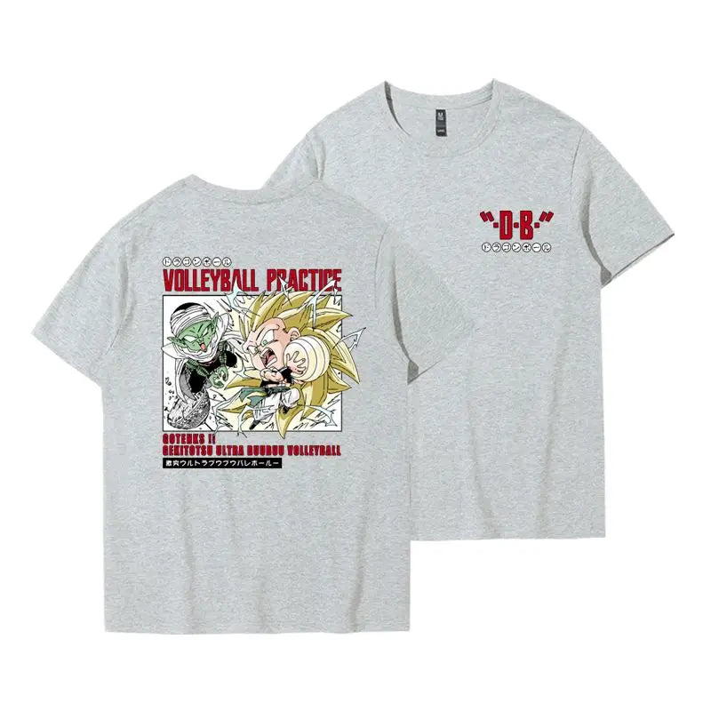 Tide Brand Joint T-shirt Wukong Frisa Animation Peripheral Clothes Ins Men's America Short-sleeved T-shirt