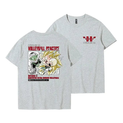 Tide Brand Joint T-shirt Wukong Frisa Animation Peripheral Clothes Ins Men's America Short-sleeved T-shirt